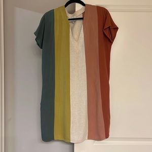All I Could Ask For Sea Green Colorblock Dress